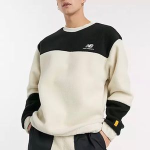 New Balance Trail Blocked Sherpa Crew Sweater